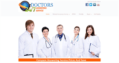 Desktop Screenshot of 24x7doctorsansweringservice.com